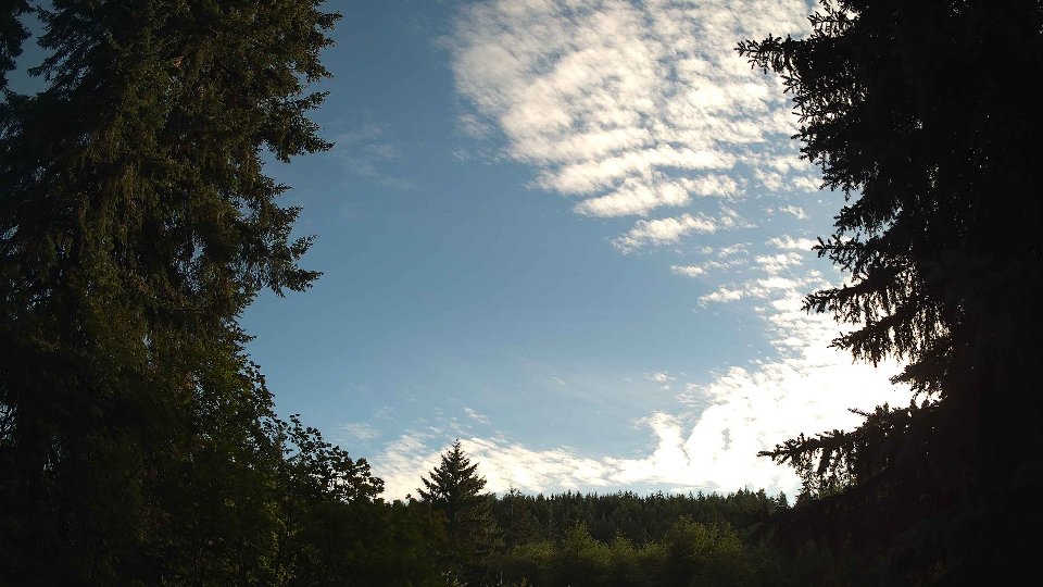 Pacific Northwest skyline timelapse frame from Jul 3rd, 2026 at 7:15 PM