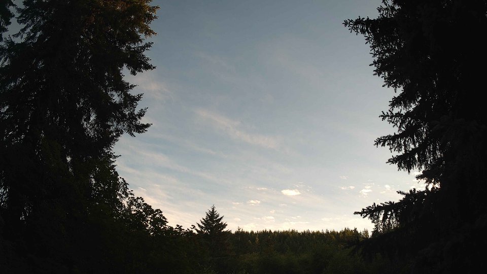 Pacific Northwest skyline timelapse frame from Jul 3rd, 2026 at 8:00 PM