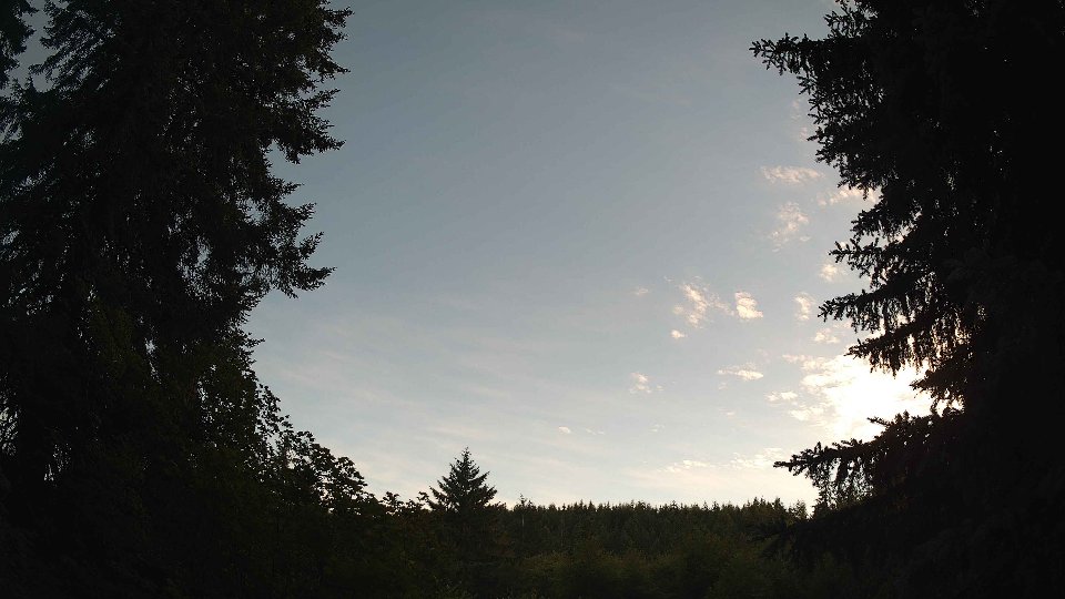 Pacific Northwest skyline timelapse frame from Jul 3rd, 2026 at 8:15 PM