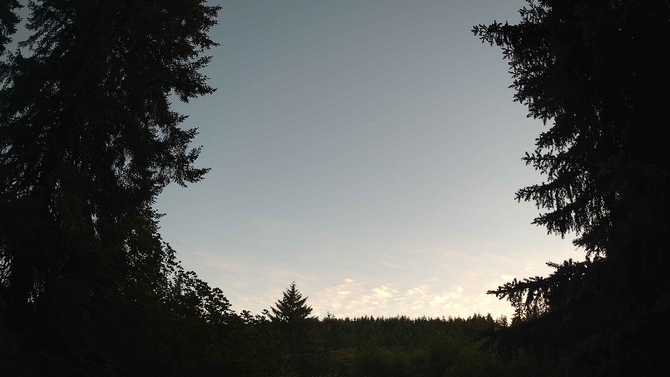 Pacific Northwest skyline timelapse frame from Jul 3rd, 2026 at 8:45 PM