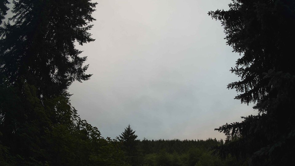 Pacific Northwest skyline timelapse frame from Jul 4th, 2026 at 5:45 AM