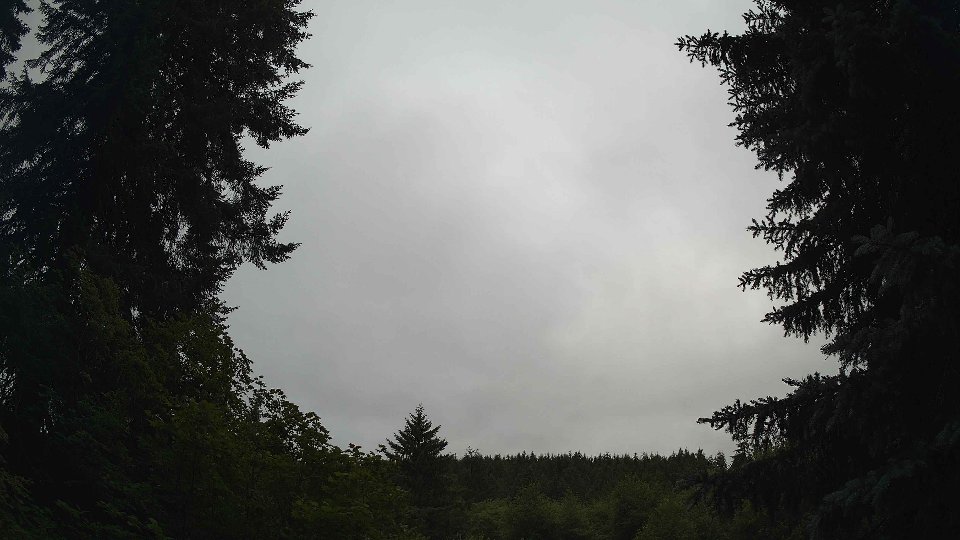 Pacific Northwest skyline timelapse frame from Jul 4th, 2026 at 7:45 AM