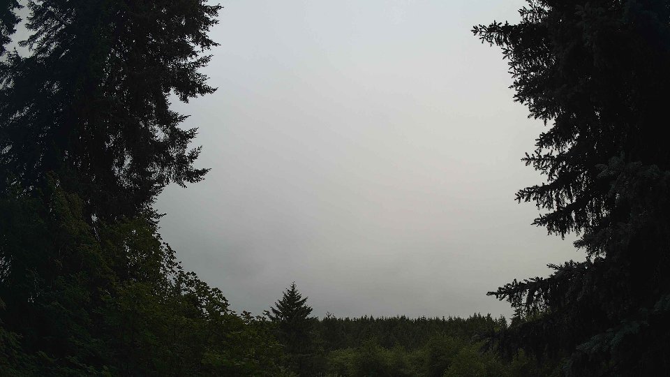Pacific Northwest skyline timelapse frame from Jul 4th, 2026 at 8:00 AM