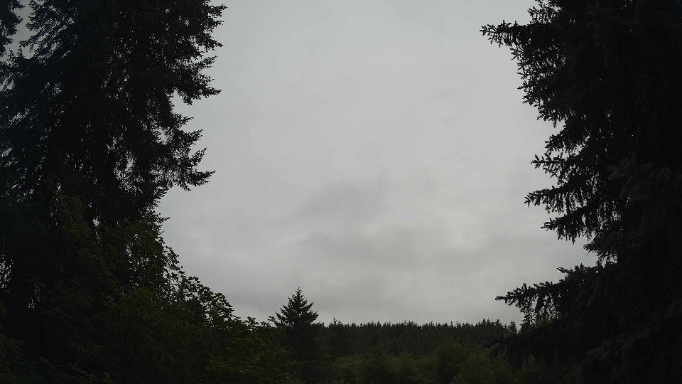 Pacific Northwest skyline timelapse frame from Jul 5th, 2026 at 8:45 AM
