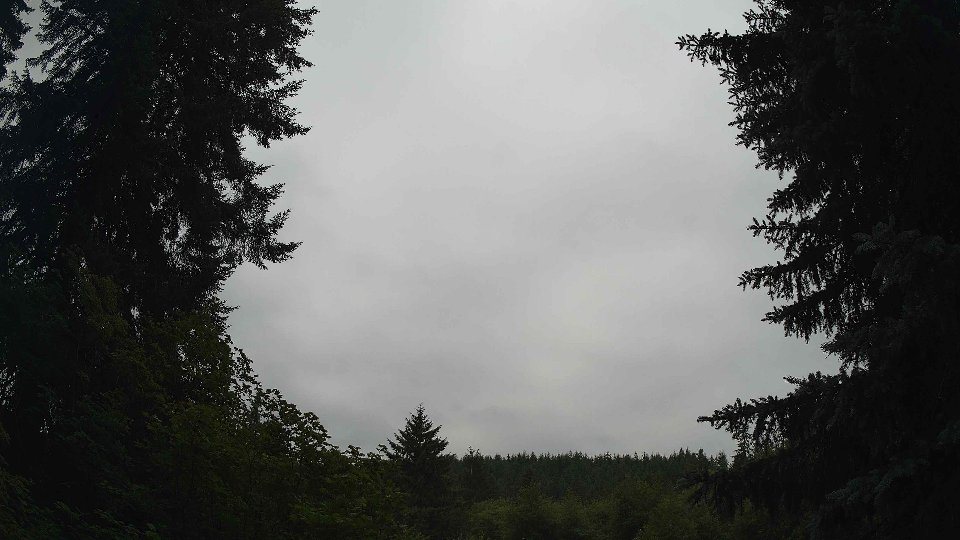 Pacific Northwest skyline timelapse frame from Jul 5th, 2026 at 9:45 AM