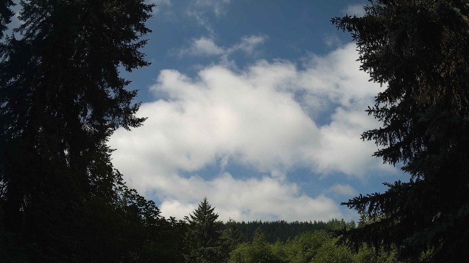 Pacific Northwest skyline timelapse frame from Jul 5th, 2026 at 10:45 AM