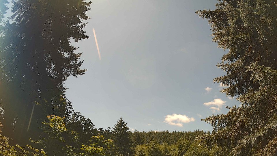 Pacific Northwest skyline timelapse frame from Jul 5th, 2026 at 12:45 PM