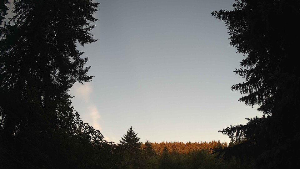 Pacific Northwest skyline timelapse frame from Jul 6th, 2026 at 5:45 AM