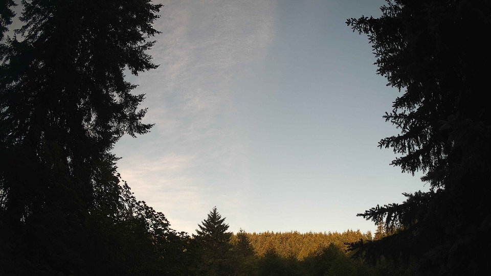 Pacific Northwest skyline timelapse frame from Jul 6th, 2026 at 6:15 AM