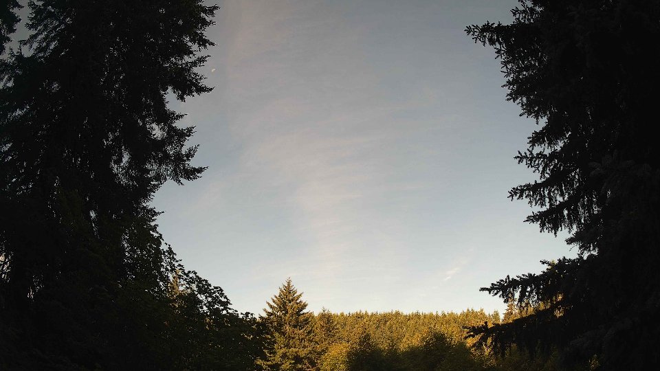 Pacific Northwest skyline timelapse frame from Jul 6th, 2026 at 7:30 AM
