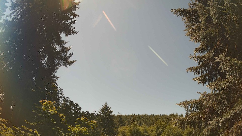 Pacific Northwest skyline timelapse frame from Jul 6th, 2026 at 12:45 PM