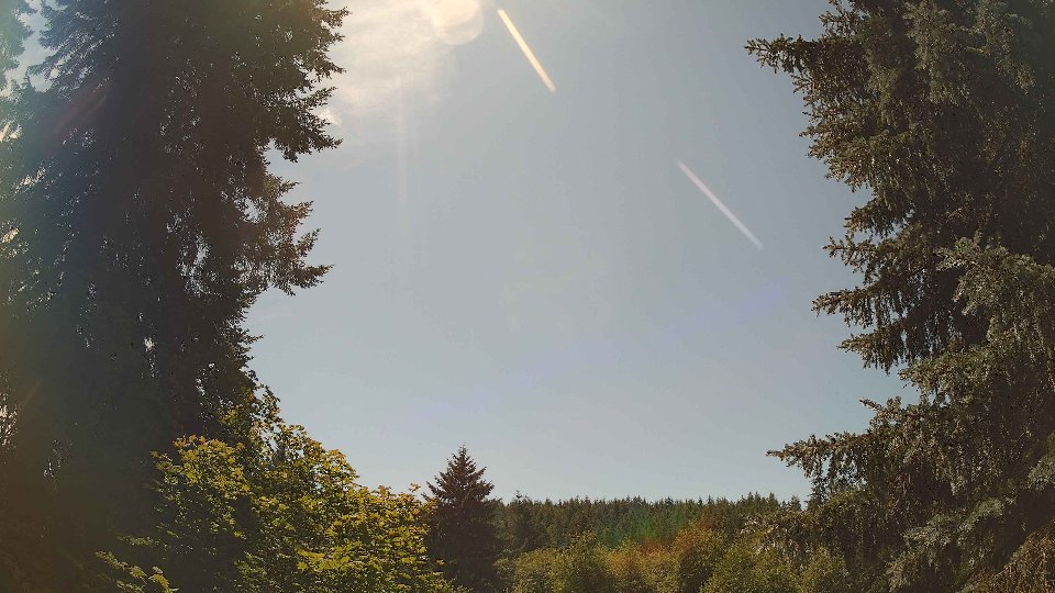 Pacific Northwest skyline timelapse frame from Jul 6th, 2026 at 1:45 PM