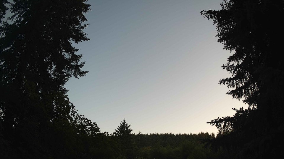 Pacific Northwest skyline timelapse frame from Jul 6th, 2026 at 8:45 PM