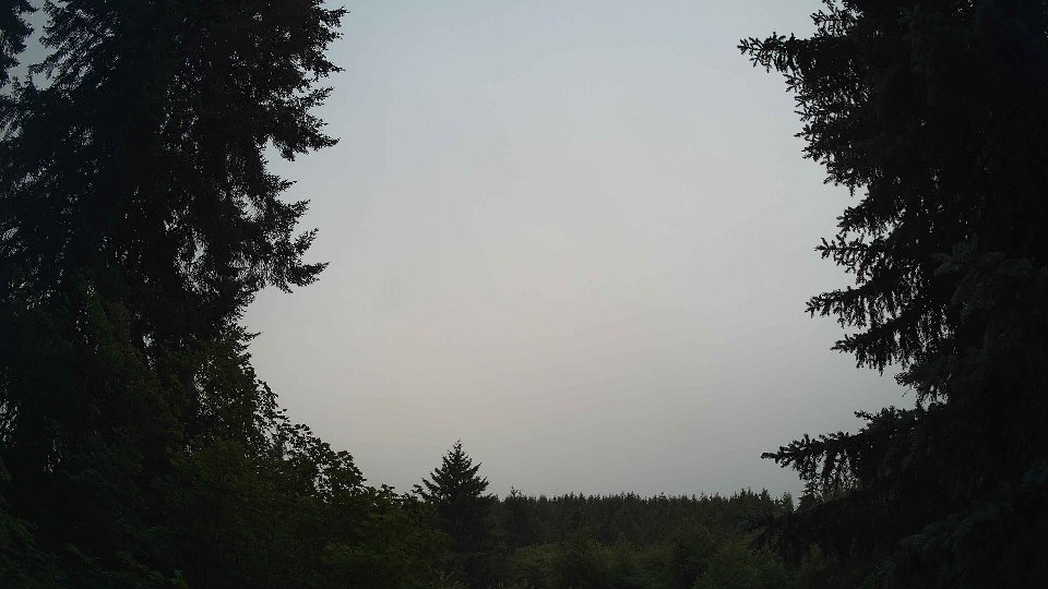 Pacific Northwest skyline timelapse frame from Jul 8th, 2026 at 6:15 AM