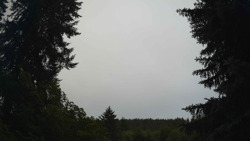 Pacific Northwest skyline timelapse frame from Jul 8th, 2026 at 7:15 AM