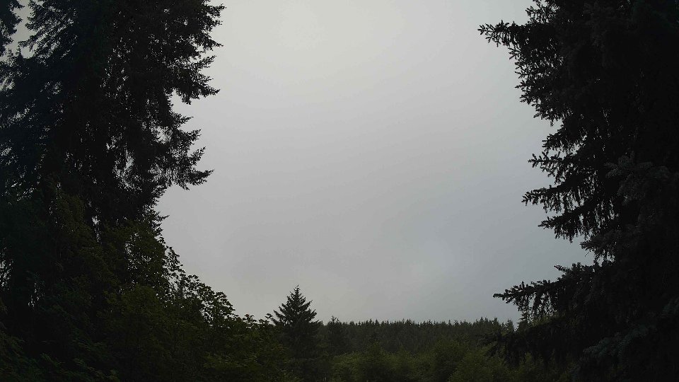 Pacific Northwest skyline timelapse frame from Jul 8th, 2026 at 7:45 AM