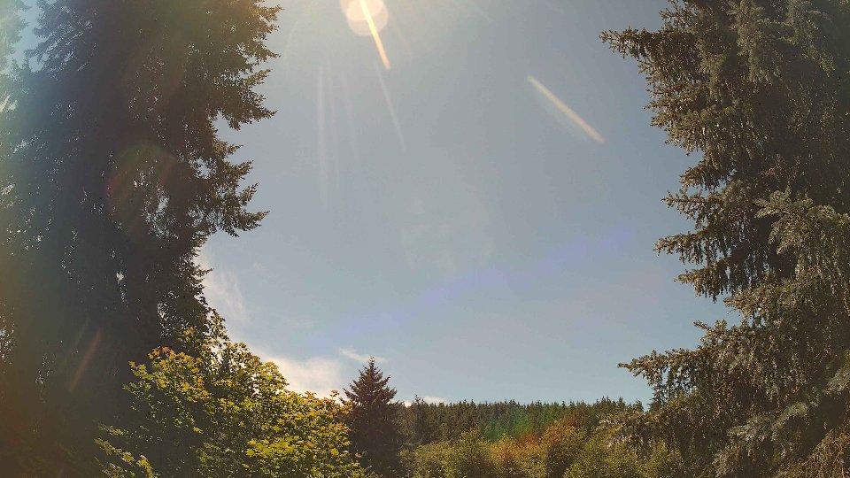 Pacific Northwest skyline timelapse frame from Jul 8th, 2026 at 1:45 PM