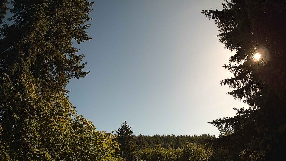 Pacific Northwest skyline timelapse frame from Jul 8th, 2026 at 5:45 PM