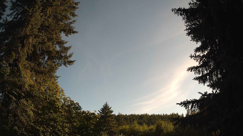 Pacific Northwest skyline timelapse frame from Jul 8th, 2026 at 6:45 PM