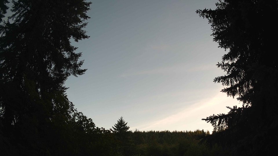 Pacific Northwest skyline timelapse frame from Jul 8th, 2026 at 8:30 PM