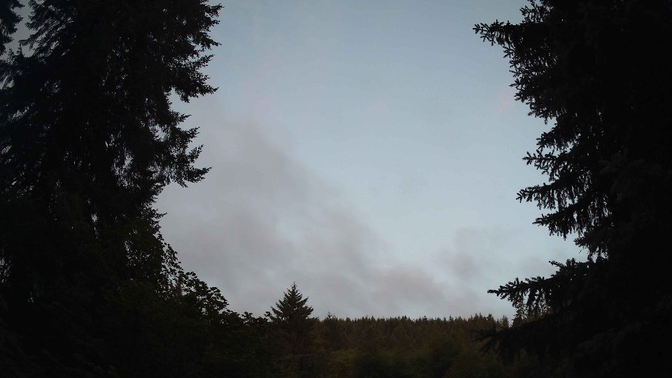 Pacific Northwest skyline timelapse frame from Jul 9th, 2026 at 5:15 AM