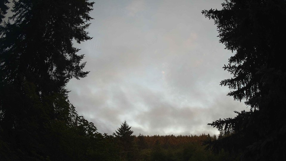 Pacific Northwest skyline timelapse frame from Jul 9th, 2026 at 5:45 AM