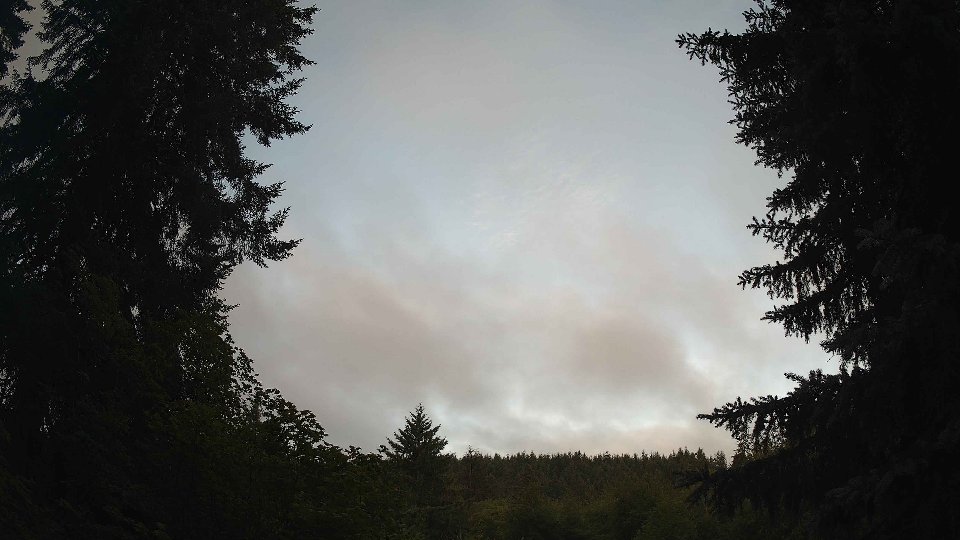 Pacific Northwest skyline timelapse frame from Jul 9th, 2026 at 6:15 AM