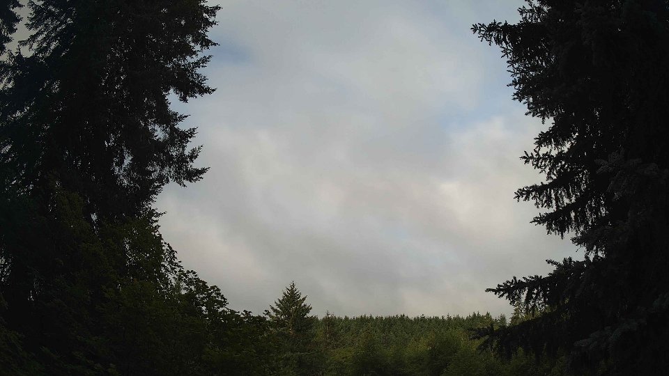 Pacific Northwest skyline timelapse frame from Jul 9th, 2026 at 6:45 AM