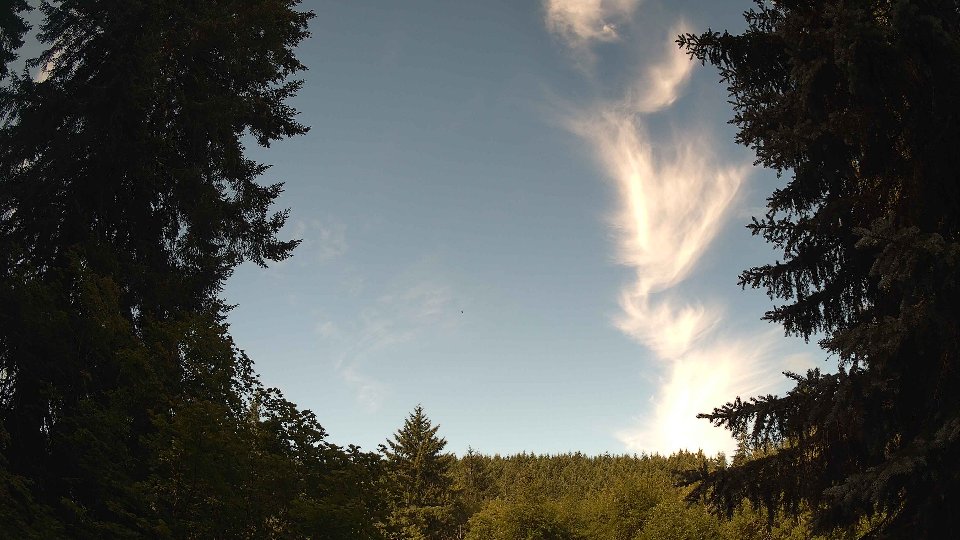 Pacific Northwest skyline timelapse frame from Jul 9th, 2026 at 9:15 AM