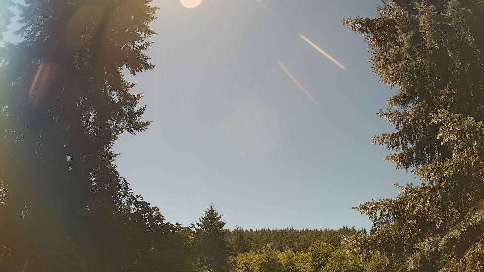 Pacific Northwest skyline timelapse frame from Jul 9th, 2026 at 1:15 PM