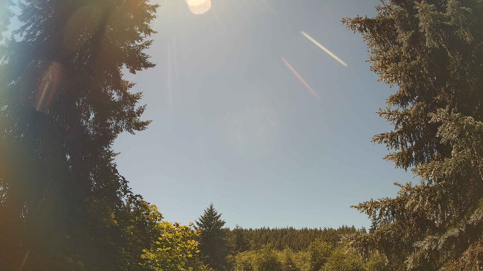 Pacific Northwest skyline timelapse frame from Jul 9th, 2026 at 1:30 PM