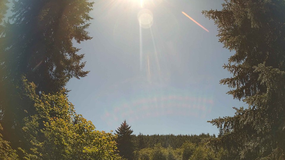 Pacific Northwest skyline timelapse frame from Jul 9th, 2026 at 2:45 PM