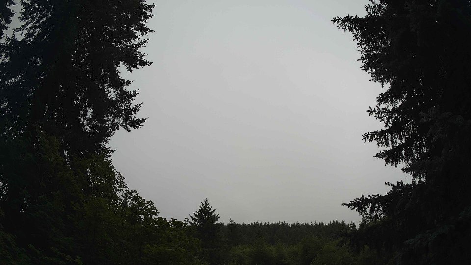 Pacific Northwest skyline timelapse frame from Jul 10th, 2026 at 8:45 AM