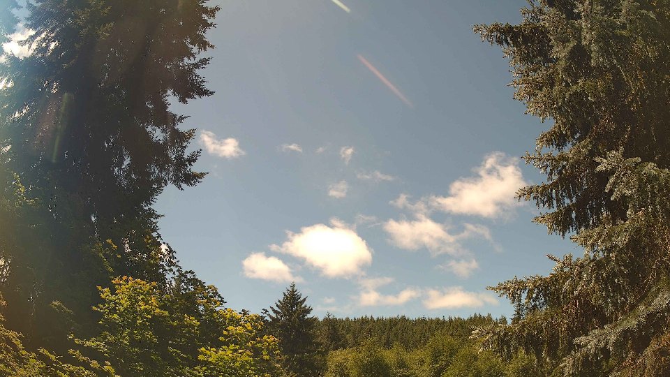 Pacific Northwest skyline timelapse frame from Jul 10th, 2026 at 12:30 PM