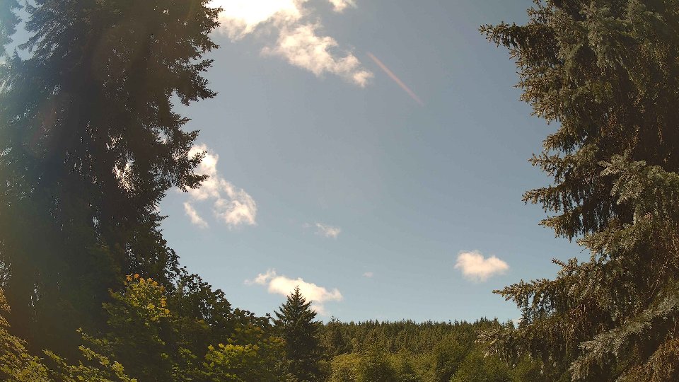 Pacific Northwest skyline timelapse frame from Jul 10th, 2026 at 12:45 PM