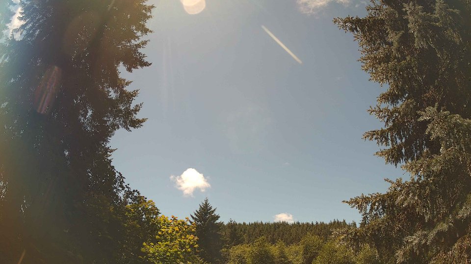 Pacific Northwest skyline timelapse frame from Jul 10th, 2026 at 1:30 PM