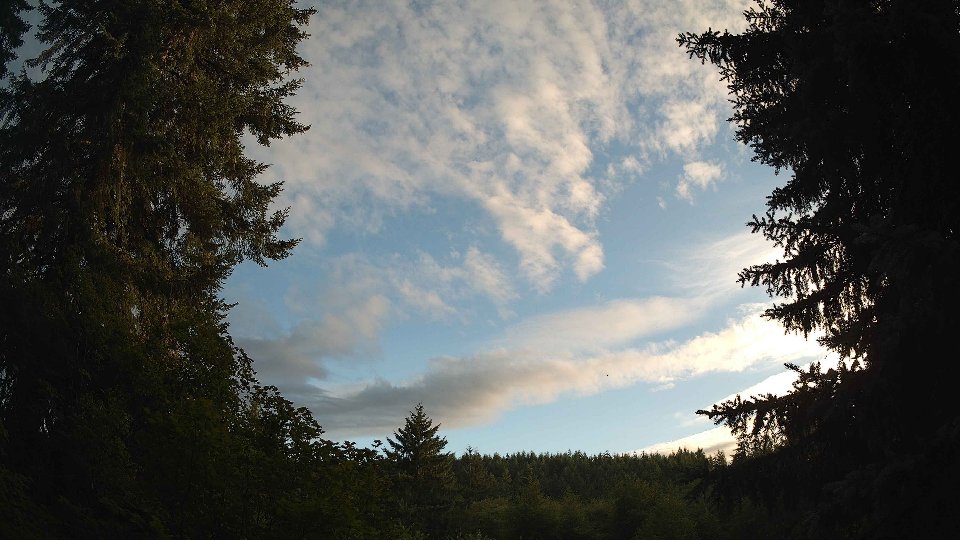 Pacific Northwest skyline timelapse frame from Jul 10th, 2026 at 7:45 PM