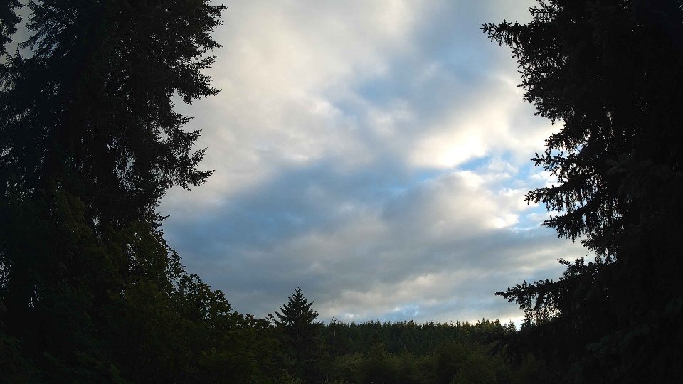 Pacific Northwest skyline timelapse frame from Jul 10th, 2026 at 8:15 PM