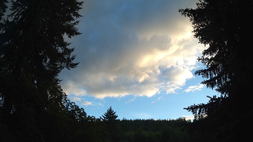 Pacific Northwest skyline timelapse frame from Jul 10th, 2026 at 8:30 PM