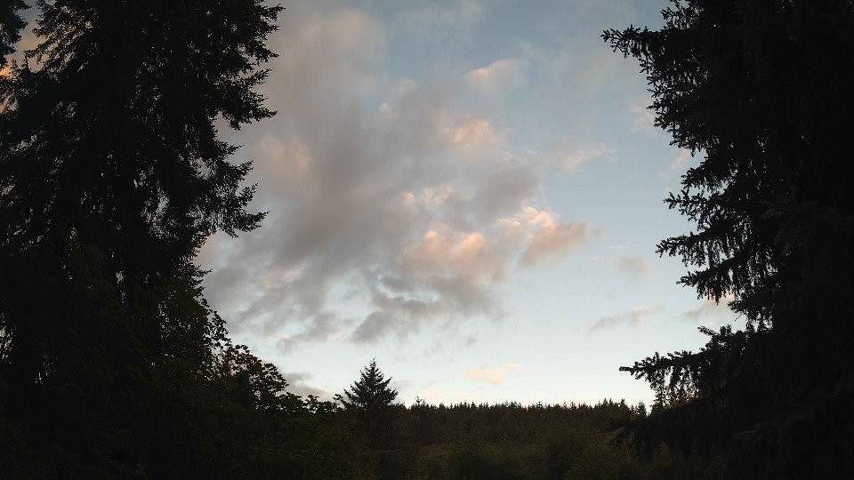 Pacific Northwest skyline timelapse frame from Jul 11th, 2026 at 6:00 AM