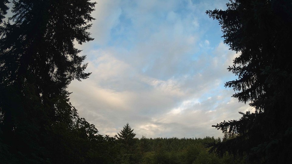 Pacific Northwest skyline timelapse frame from Jul 11th, 2026 at 6:15 AM