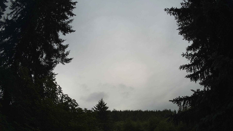 Pacific Northwest skyline timelapse frame from Jul 11th, 2026 at 7:45 AM