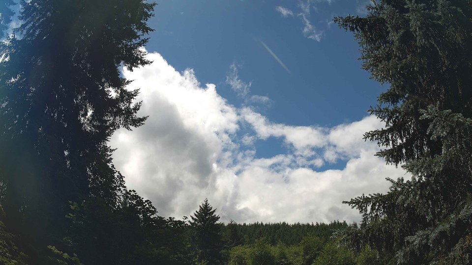 Pacific Northwest skyline timelapse frame from Jul 11th, 2026 at 1:00 PM