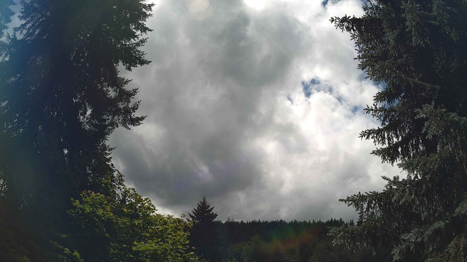 Pacific Northwest skyline timelapse frame from Jul 11th, 2026 at 1:45 PM