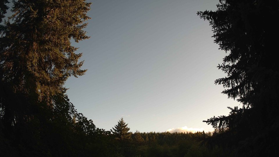 Pacific Northwest skyline timelapse frame from Jul 11th, 2026 at 7:45 PM