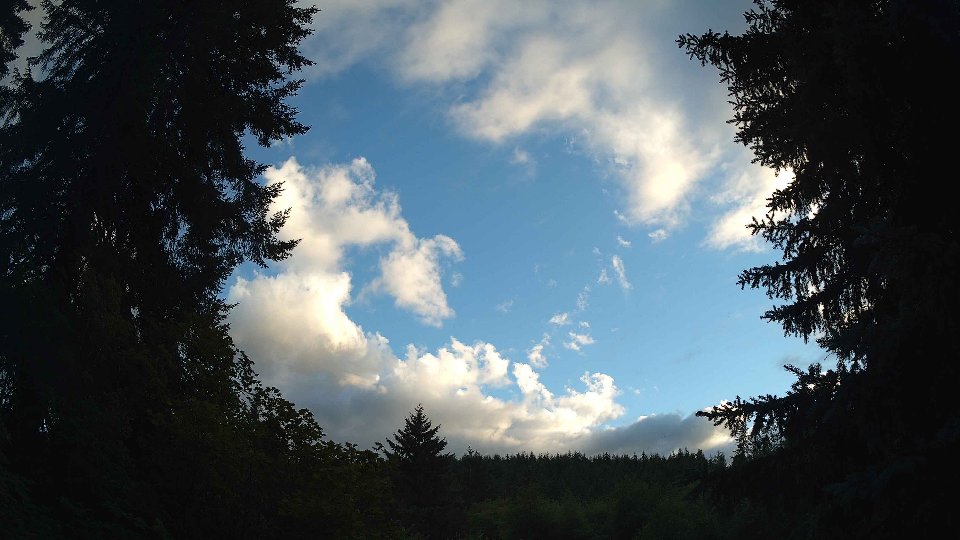 Pacific Northwest skyline timelapse frame from Jul 11th, 2026 at 8:15 PM