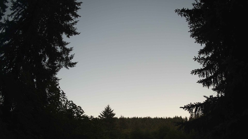 Pacific Northwest skyline timelapse frame from Jul 12th, 2026 at 5:45 AM