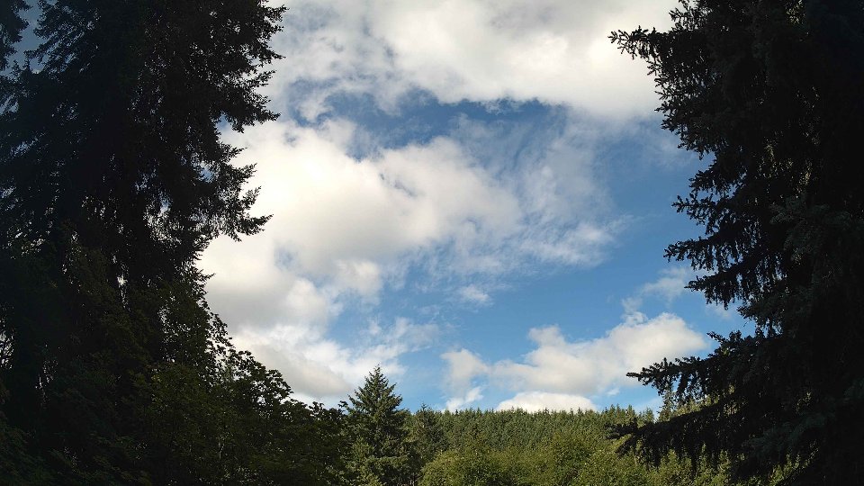 Pacific Northwest skyline timelapse frame from Jul 12th, 2026 at 9:15 AM