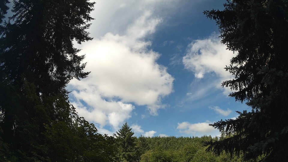Pacific Northwest skyline timelapse frame from Jul 12th, 2026 at 9:30 AM
