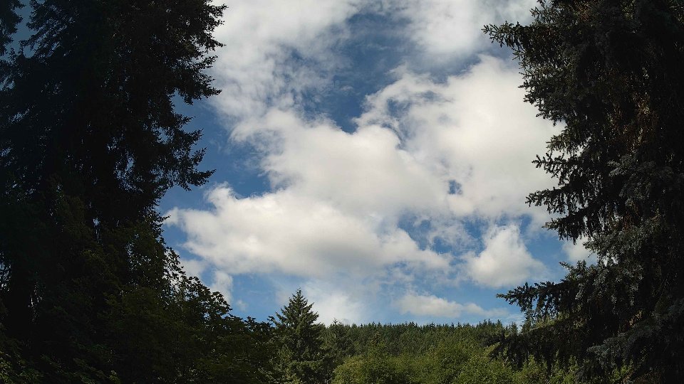 Pacific Northwest skyline timelapse frame from Jul 12th, 2026 at 9:45 AM